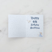 Verjaardagskaart voor Kerstprinses in de winterlee (Binnen)