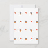 Verjaardagskaart voor kinderen bedankt voor de kat (Achterkant)