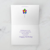 Verjaardagskaart voor kinderen feestdagen kaart (Binnen)