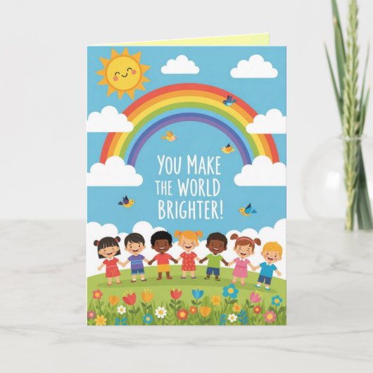 Verjaardagskaart voor Kinderen Kaart (Voorkant)