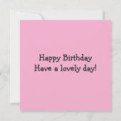 Verjaardagskaart voor kinderen kaart (Achterkant)