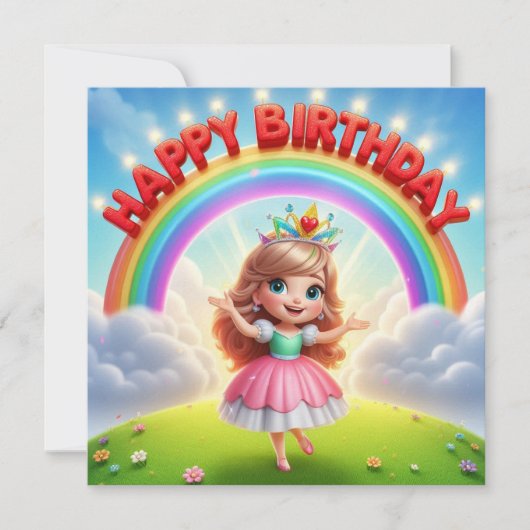 Verjaardagskaart voor kinderen kaart (Voorkant)