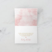 Verjaardagskaart voor kleine pompoenmeisjes bedank bedankkaart (Binnen)