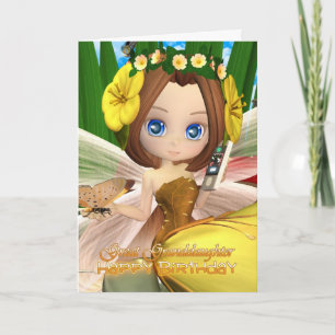 Verjaardagskaart voor kleinkinderen met uitgesnede kaart