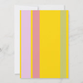 verjaardagskaart voor kleurrijke kinderen kaart (Achterkant)