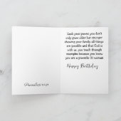 Verjaardagskaart voor mama kaart (Binnen)