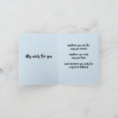 Verjaardagskaart voor mama kaart (Binnen)