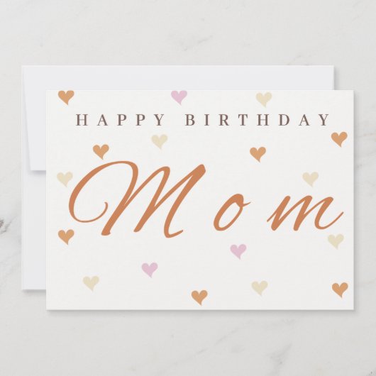 Verjaardagskaart voor mama kaart (Voorkant)