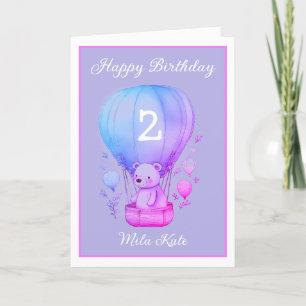 Verjaardagskaart voor meisje gefeliciteerd kaart