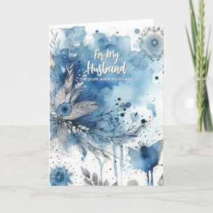 Verjaardagskaart voor mijn man bedankkaart