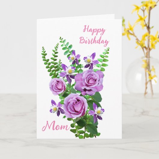 Verjaardagskaart voor Moeder Kaart (Gele Bloem)