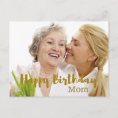 Verjaardagskaart voor Moeder met Foto Briefkaart (Voorkant)