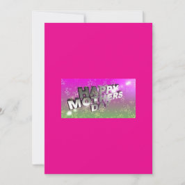 Verjaardagskaart voor Moederdag Feestdagenkaart
