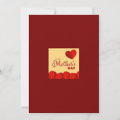 Verjaardagskaart voor Moederdag Feestdagenkaart (Voorkant)