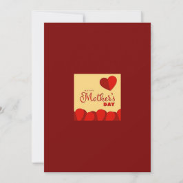 Verjaardagskaart voor Moederdag Feestdagenkaart