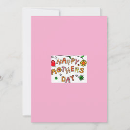 Verjaardagskaart voor Moederdag Feestdagenkaart