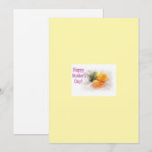Verjaardagskaart voor Moederdag Feestdagenkaart (Voorkant / Achterkant)
