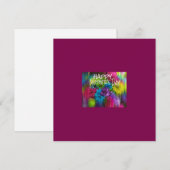 Verjaardagskaart voor Moederdag Feestdagenkaart (Voorkant / Achterkant)