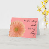 Verjaardagskaart voor moeders kaart (Gele Bloem)