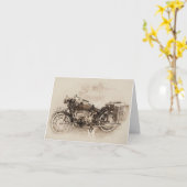 Verjaardagskaart voor motorrijders 'Je bent niet o Kaart (Gele Bloem)