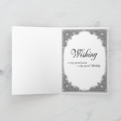 Verjaardagskaart voor nichtje 21, met een lelie kaart (Binnen)