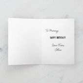 Verjaardagskaart voor nieuwe papa.... grappige kaa kaart (Binnen)