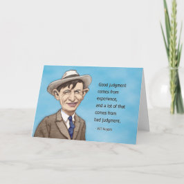 Verjaardagskaart voor nog een jaar ervaring kaart