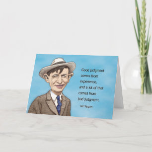 Verjaardagskaart voor nog een jaar ervaring kaart