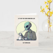 Verjaardagskaart voor nuchterheid alcoholisme hers kaart (Gele Bloem)