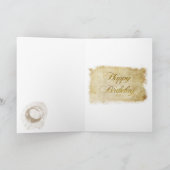 Verjaardagskaart voor oom kaart (Binnen)