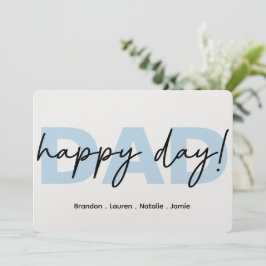 Verjaardagskaart voor papa, Vaderdag cadeau op maa Feestdagenkaart