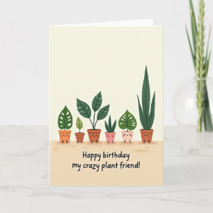 Verjaardagskaart voor Plant Pals Kaart