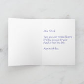  verjaardagskaart voor predikant kaart (Binnen)