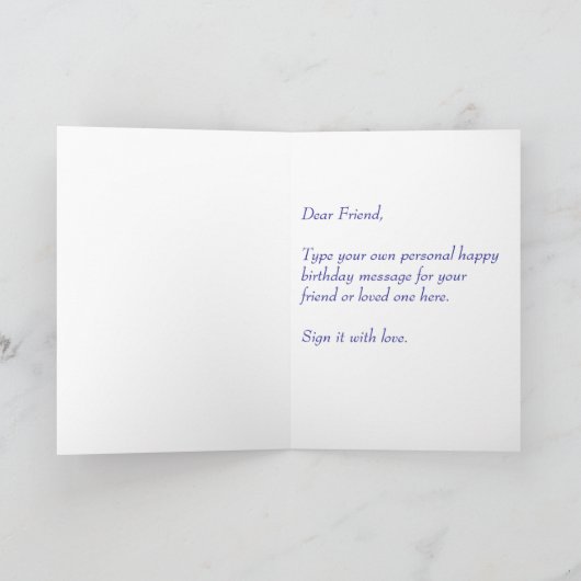  verjaardagskaart voor predikant kaart (Binnen)