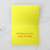 verjaardagskaart voor ratten kaart (Binnen)