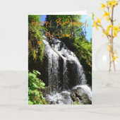 Verjaardagskaart voor romantische partner kaart (Gele Bloem)