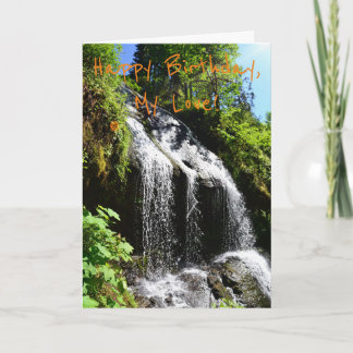 Verjaardagskaart voor romantische partner kaart