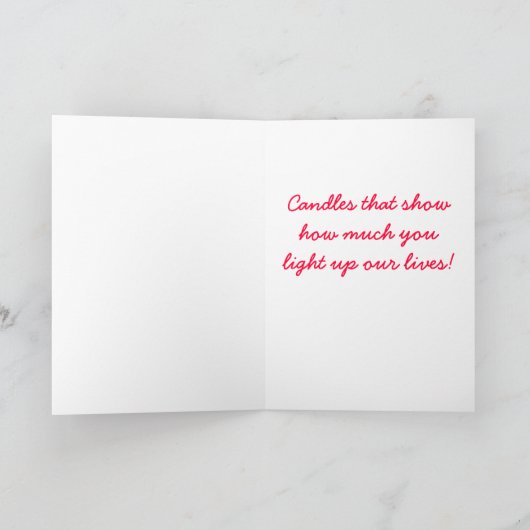 Verjaardagskaart voor schoonmoeder.. kaart (Binnen)