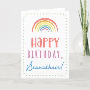 Verjaardagskaart voor Seanathair Kaart