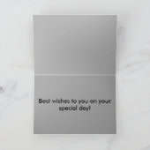 Verjaardagskaart voor stoomtreinen kaart (Binnen)