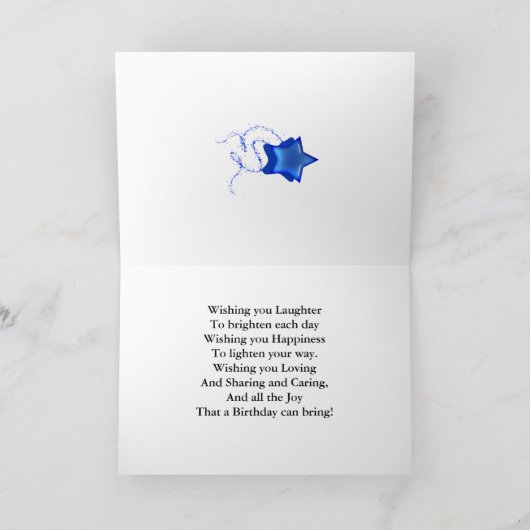 Verjaardagskaart voor tante kaart (Binnen)