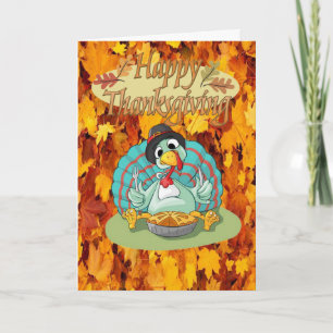 Verjaardagskaart voor Thanksgiving Day Feestdagen Kaart
