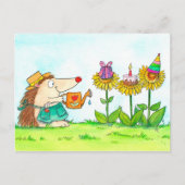 Verjaardagskaart voor tuinman briefkaart (Voorkant)