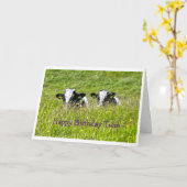 Verjaardagskaart voor tweeling kaart (Gele Bloem)