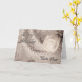 Verjaardagskaart voor tweelingzus kaart (Gele Bloem)