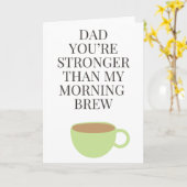 Verjaardagskaart voor vader/dag kaart (Gele Bloem)