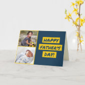Verjaardagskaart voor Vader Kaart (Gele Bloem)