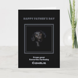 Verjaardagskaart voor vader met foto voor Vaderdag Kaart