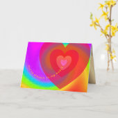 Verjaardagskaart voor vader met gevouwen ontwerp kaart (Gele Bloem)