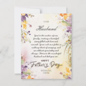 Verjaardagskaart voor Vader voor Egenoot Van Echte Feestdagenkaart (Voorkant)